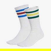 adidas Ribbed Crew Unisex Beyaz 2'li Uzun Çorap