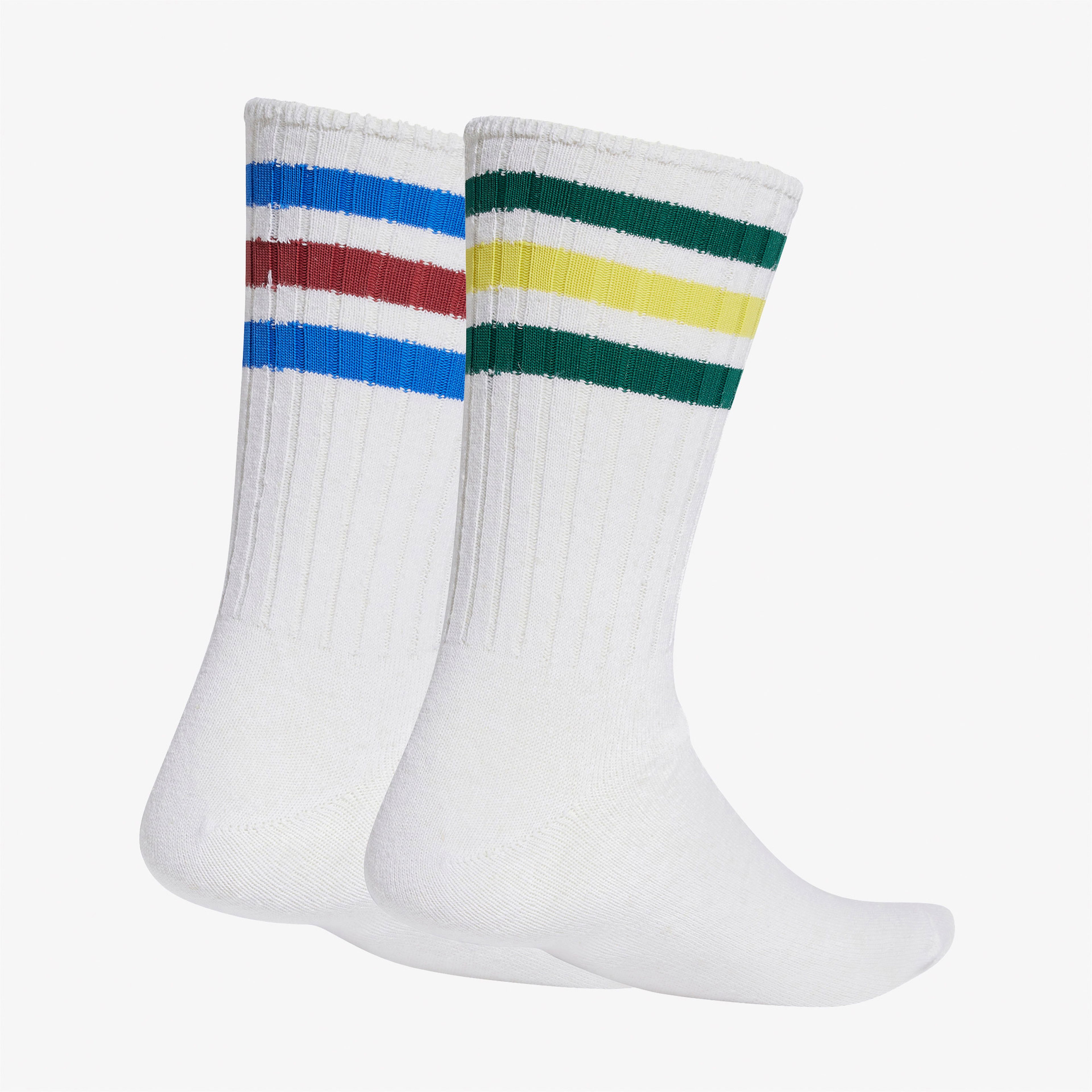 adidas Ribbed Crew Unisex Beyaz 2'li Uzun Çorap