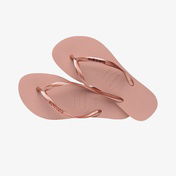 Havaianas Slim Metallic Logo Kadın Pembe Terlik