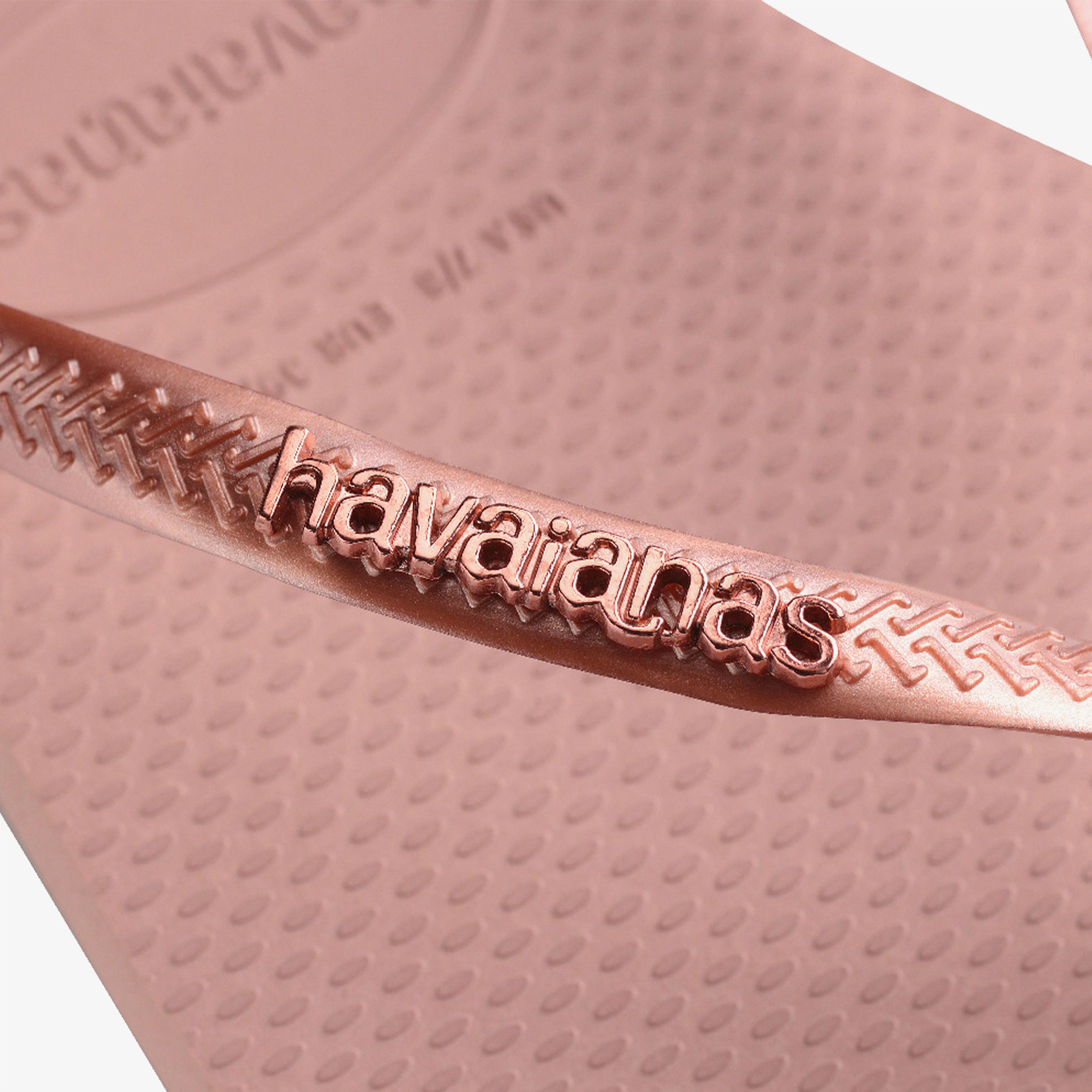 Havaianas Slim Metallic Logo Kadın Pembe Terlik