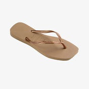 Havaianas Slim Square Metallic Logo Kadın Sarı Terlik