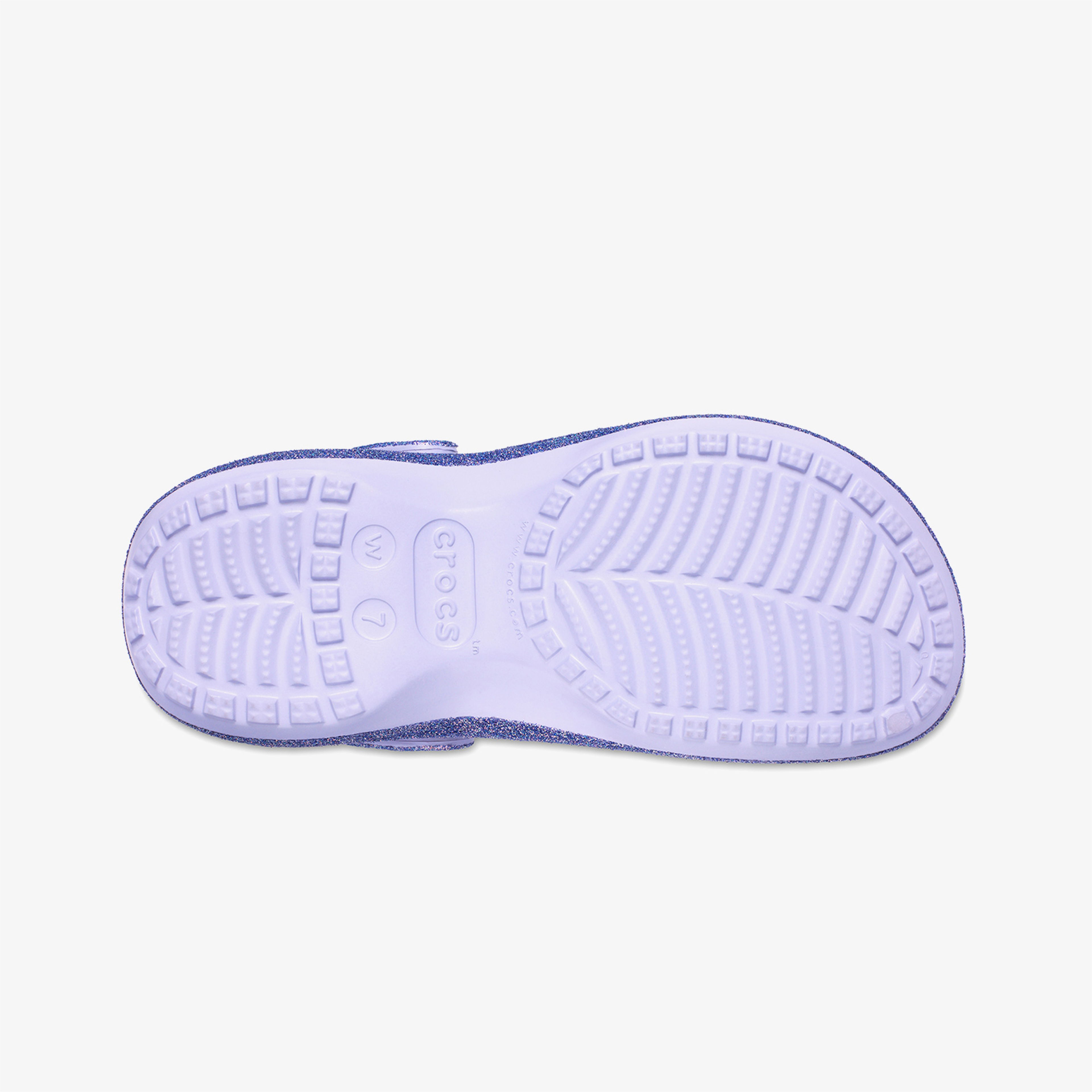 Crocs Platform Irid Glitter Kadın Mor Terlik
