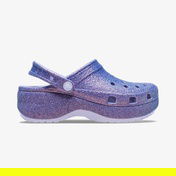 Crocs Platform Irid Glitter Kadın Mor Terlik