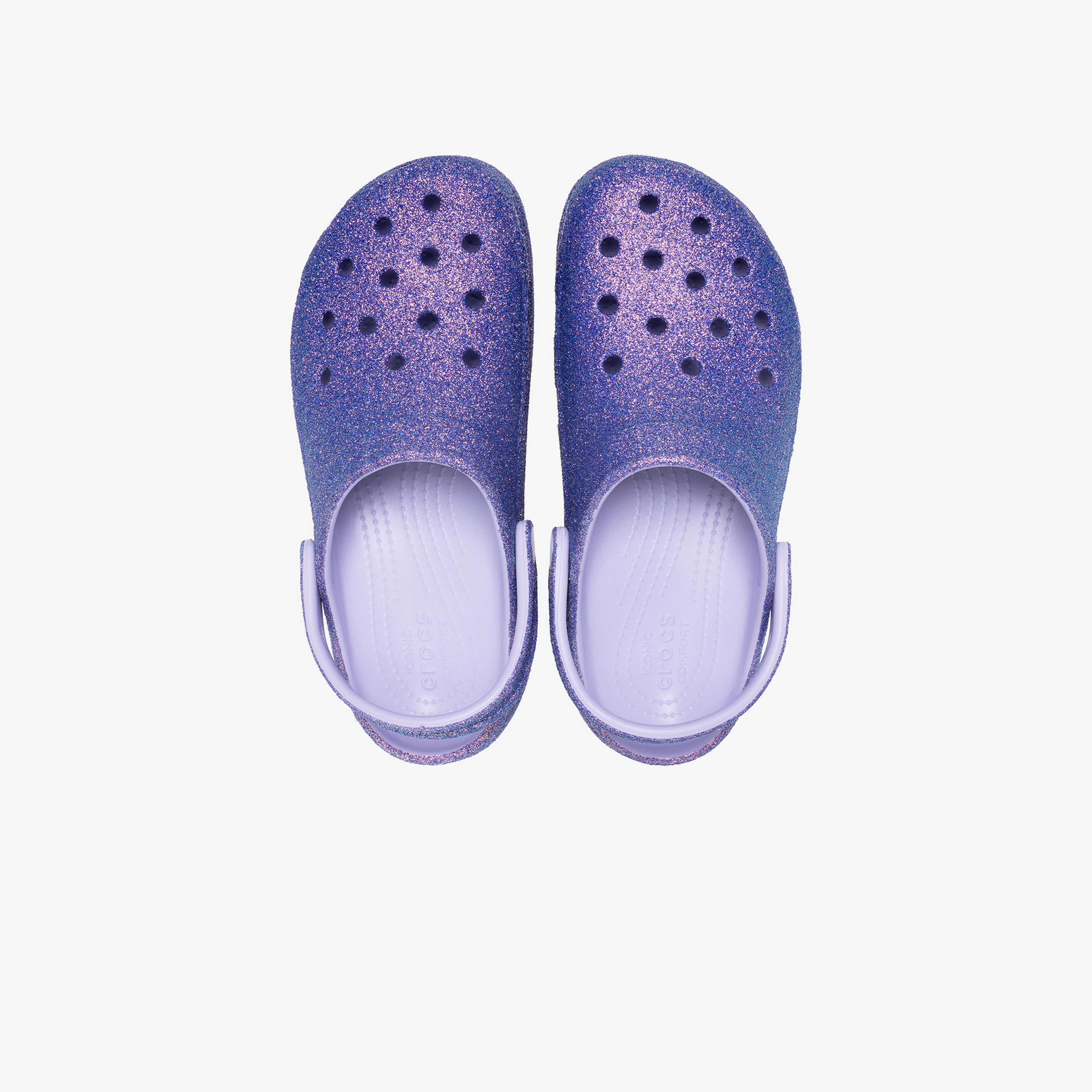 Crocs Platform Irid Glitter Kadın Mor Terlik