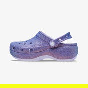 Crocs Platform Irid Glitter Kadın Mor Terlik