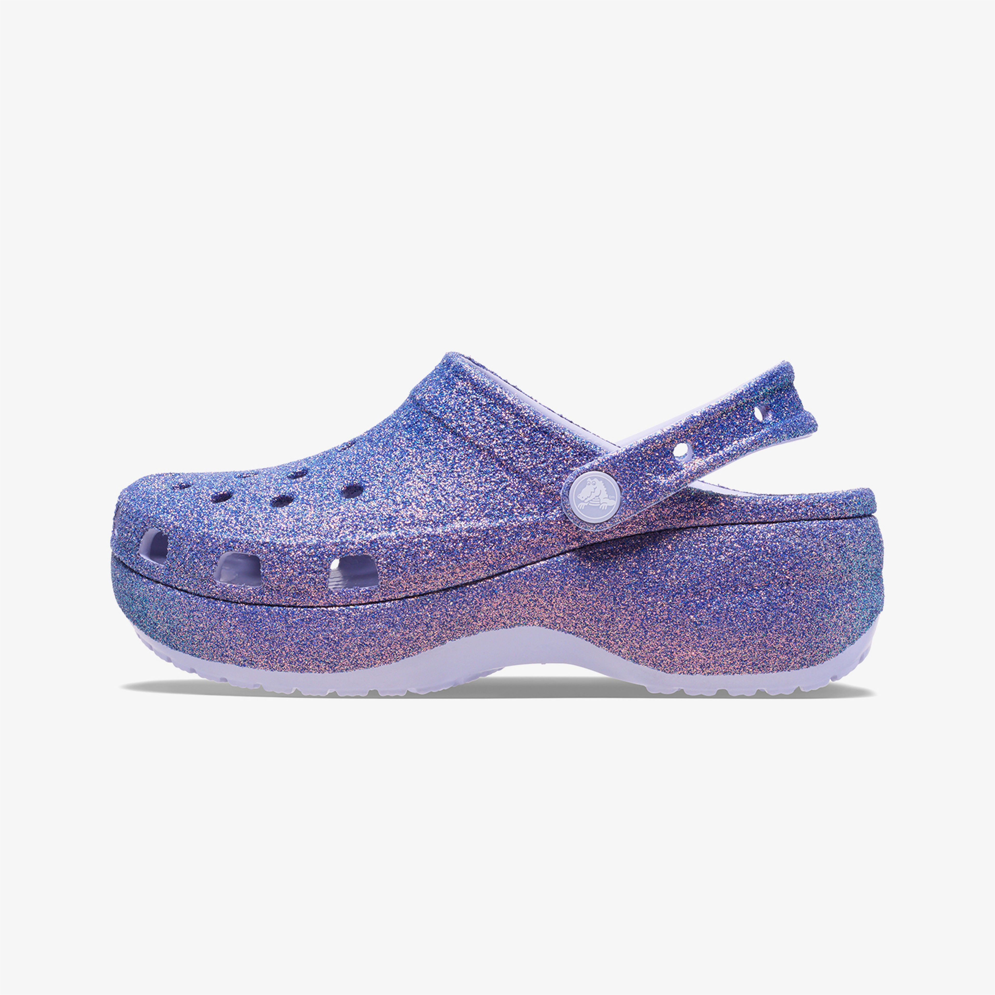 Crocs Platform Irid Glitter Kadın Mor Terlik