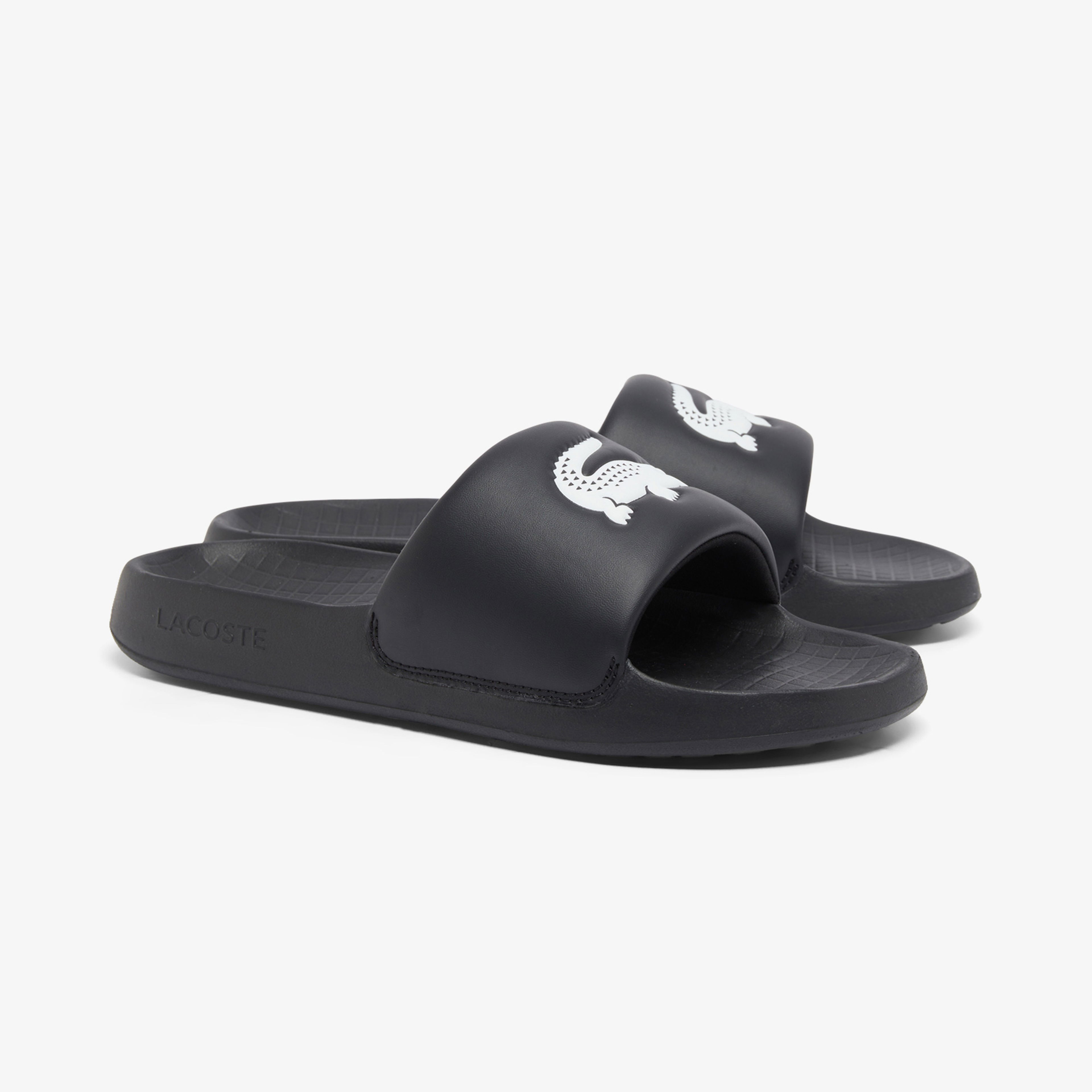 Lacoste Serve Slide 1.0 Erkek Siyah Terlik