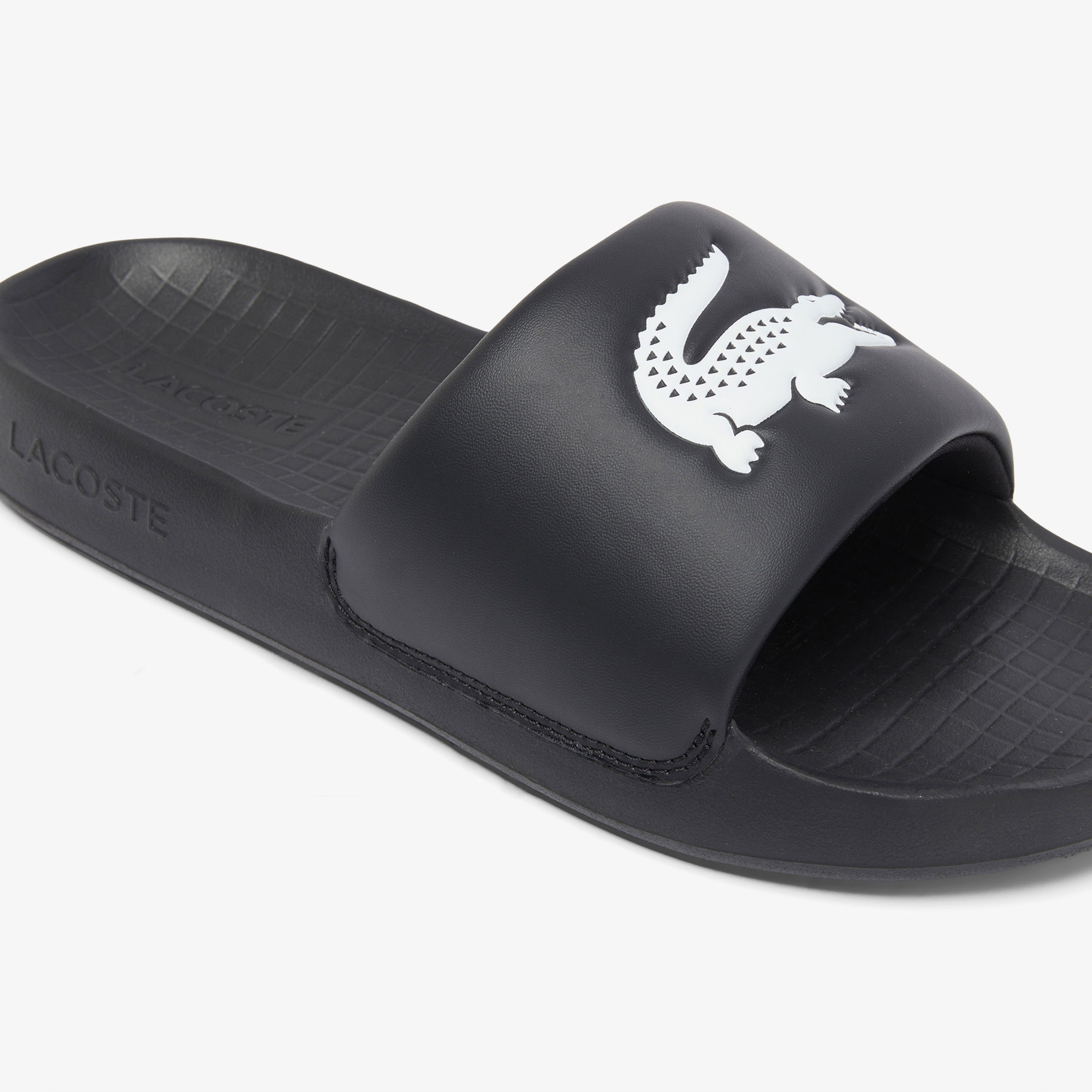 Lacoste Serve Slide 1.0 Erkek Siyah Terlik