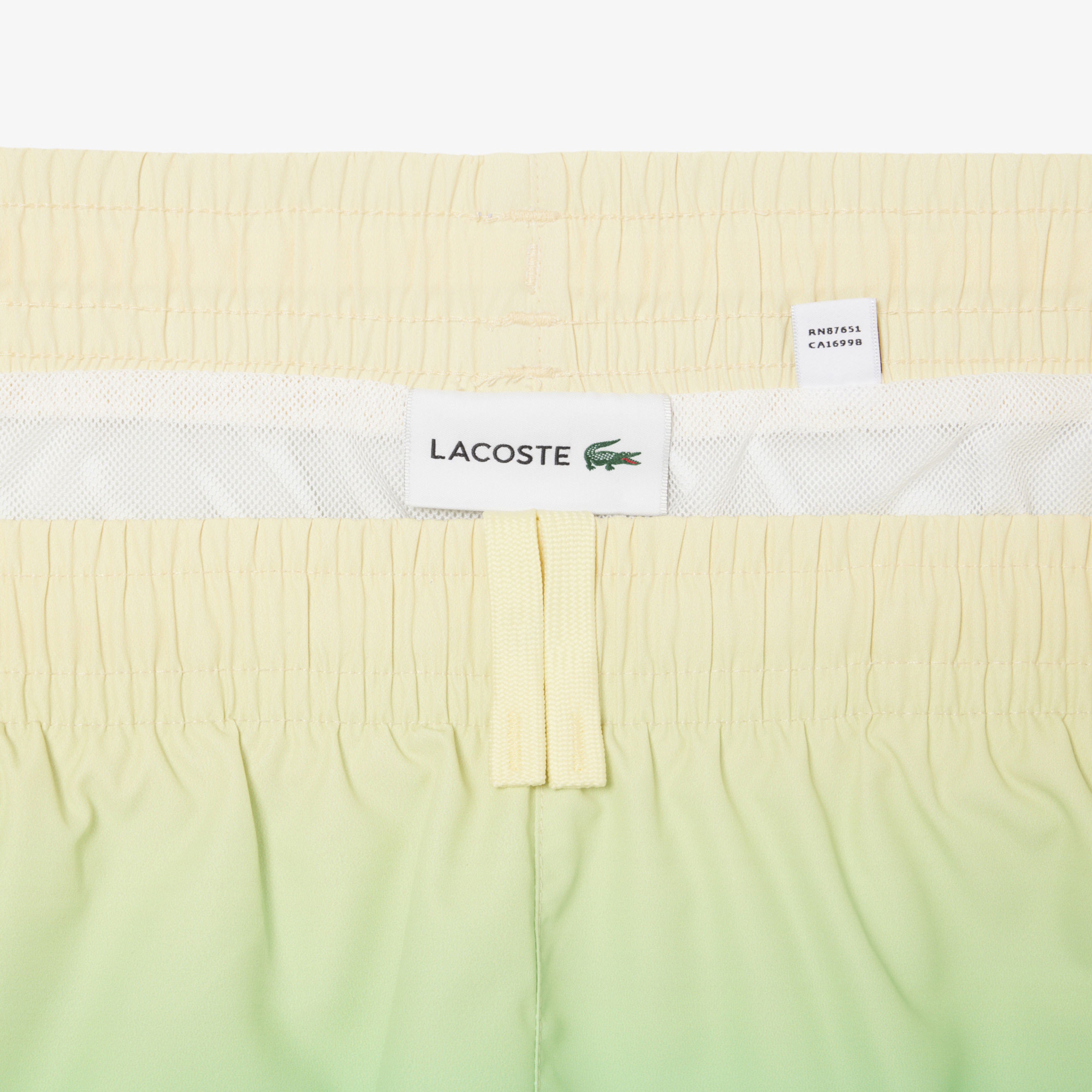 Lacoste Erkek Renk Bloklu Yeşil Mayo
