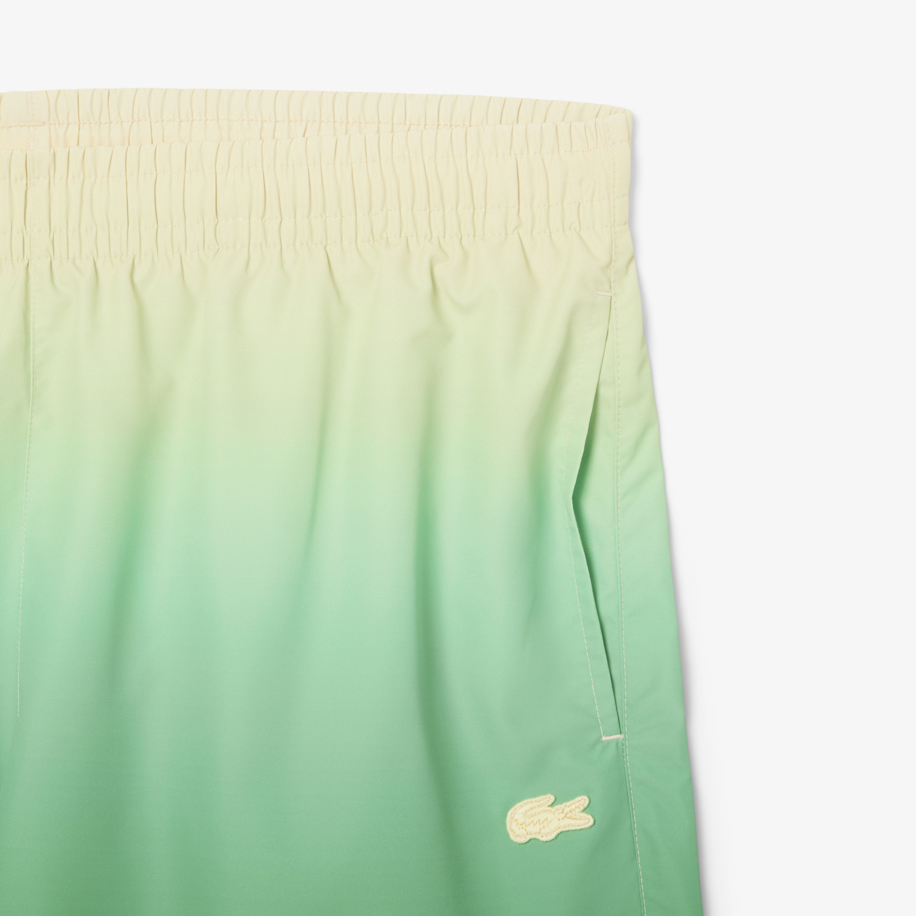 Lacoste Erkek Renk Bloklu Yeşil Mayo