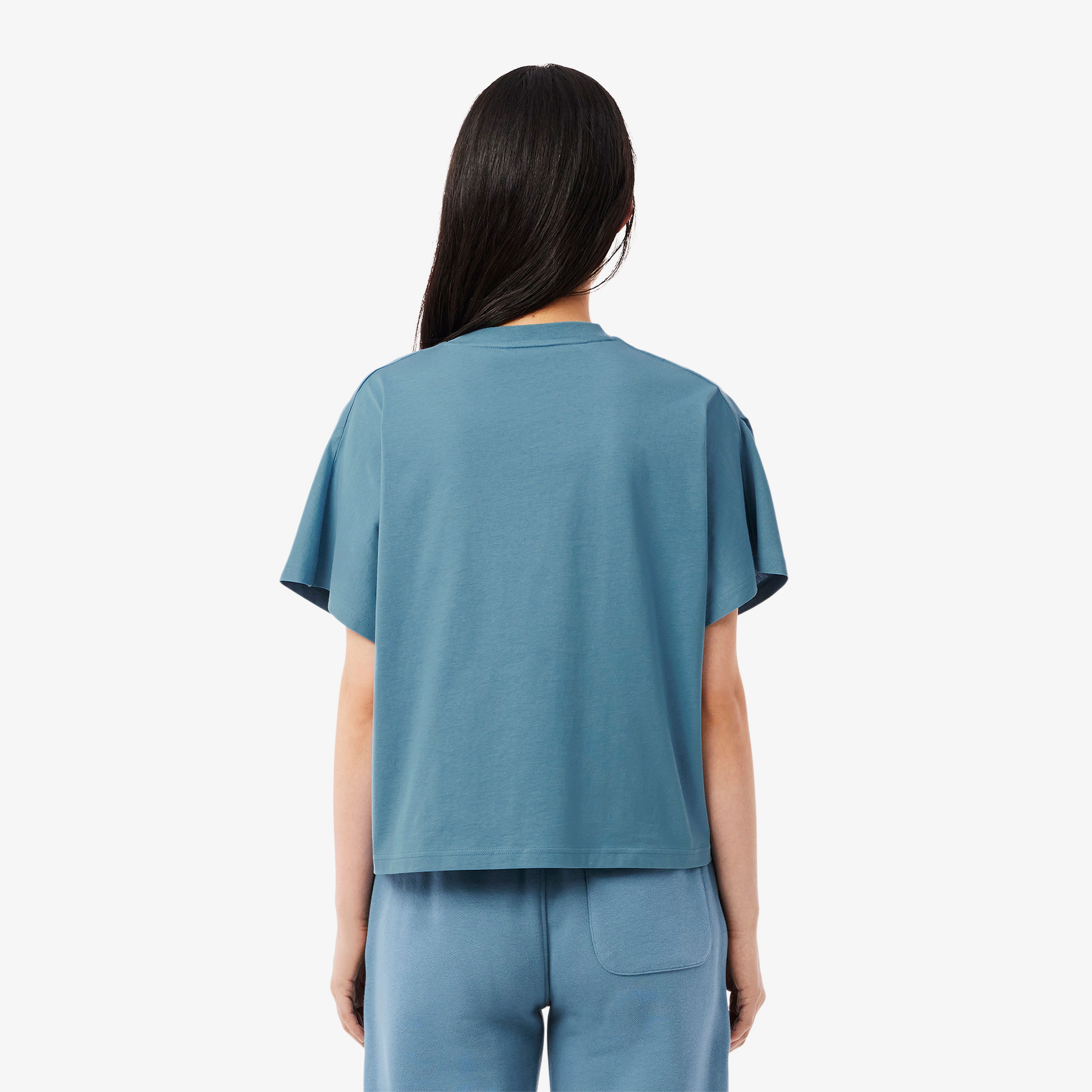 Lacoste Batwing Kadın Mavi T-Shirt