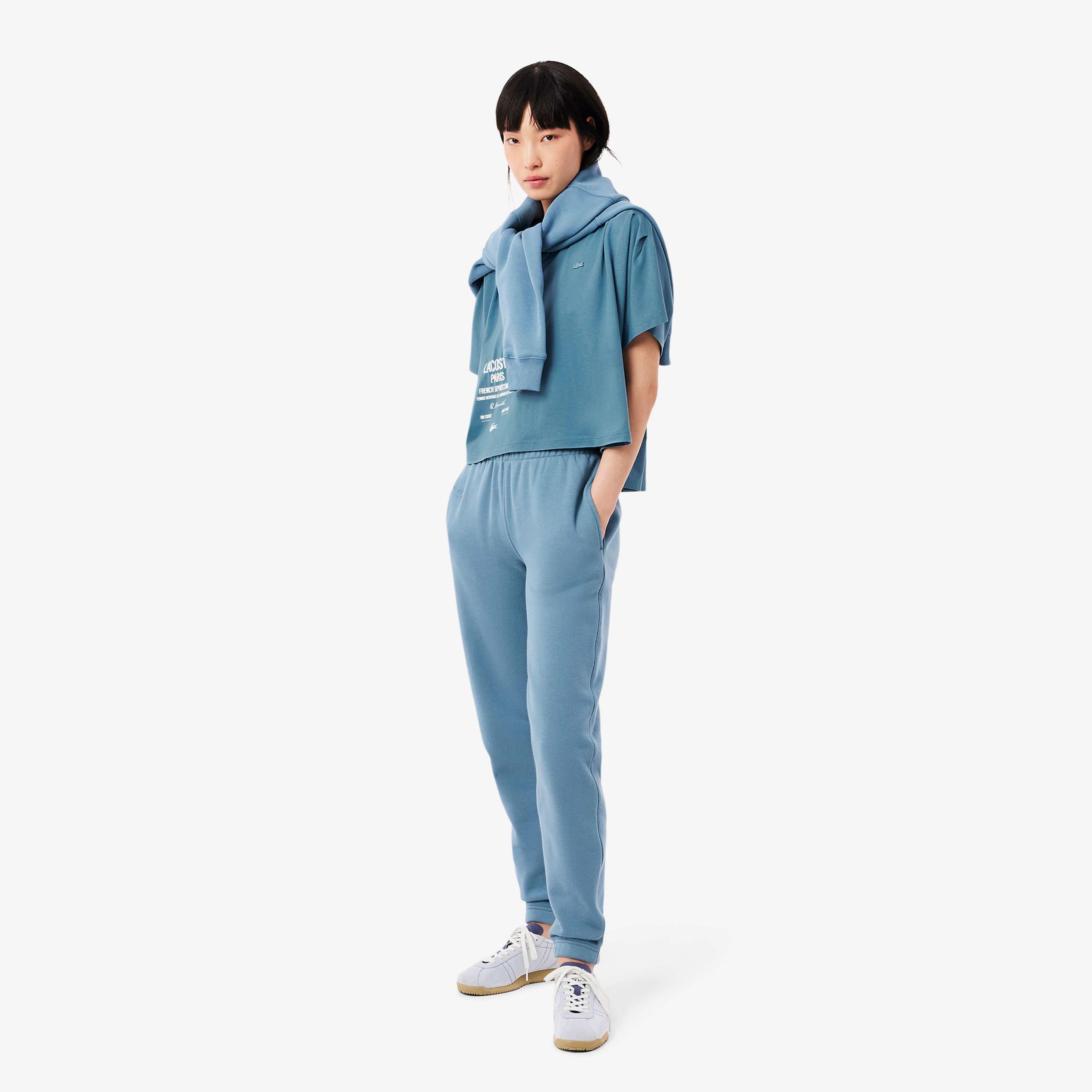 Lacoste Batwing Kadın Mavi T-Shirt