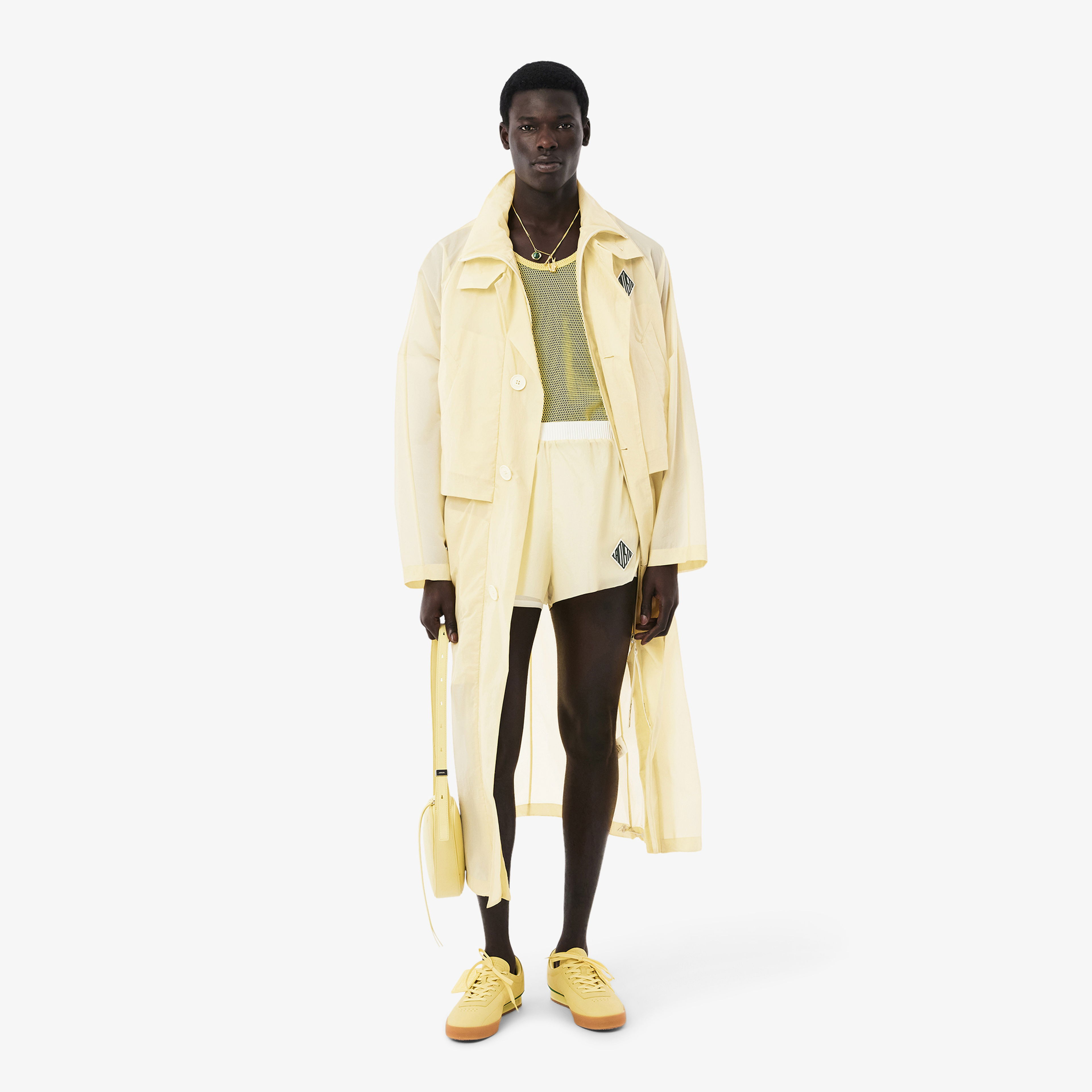 Lacoste SS25 RUNWAY Erkek Sarı Şort