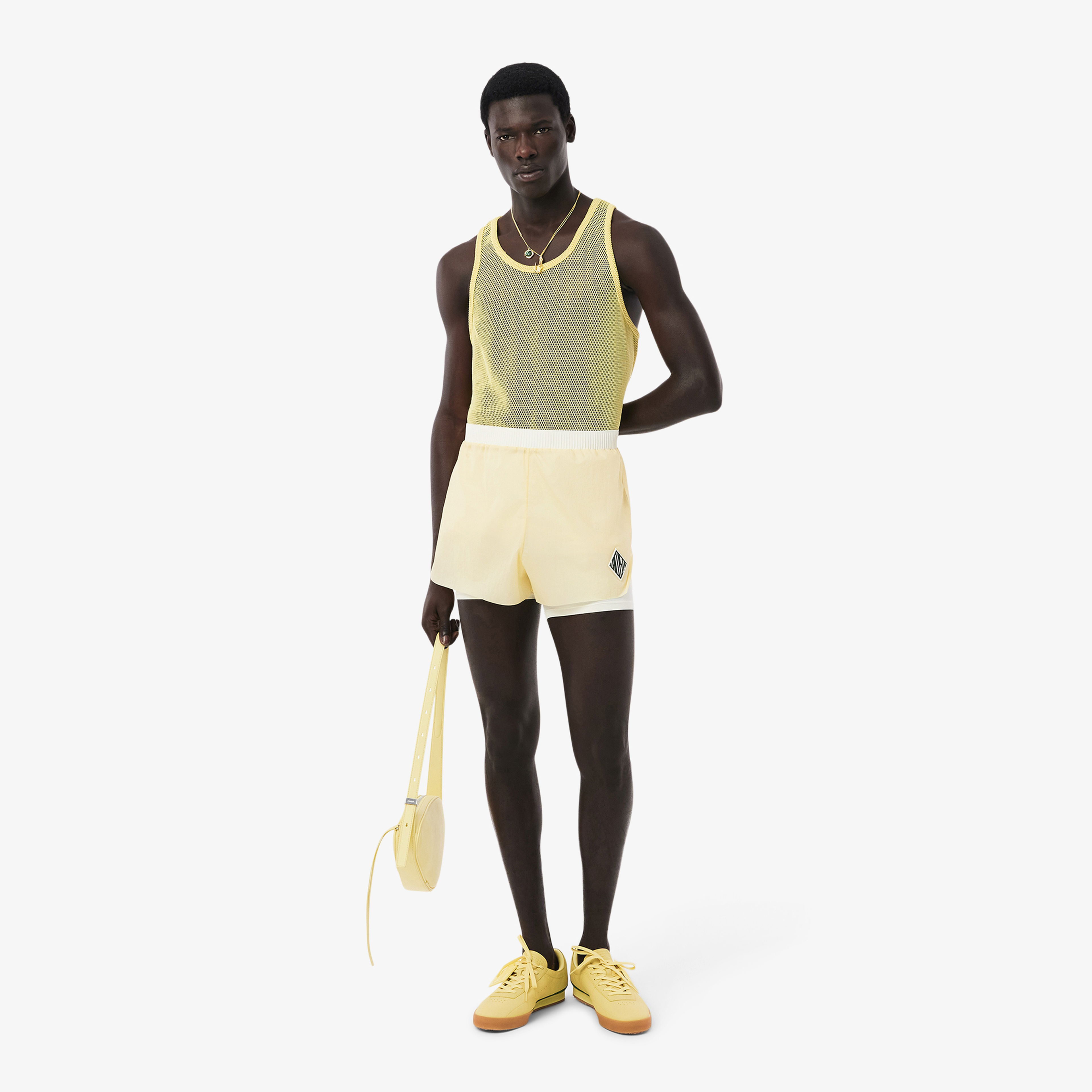 Lacoste SS25 RUNWAY Erkek Sarı Şort