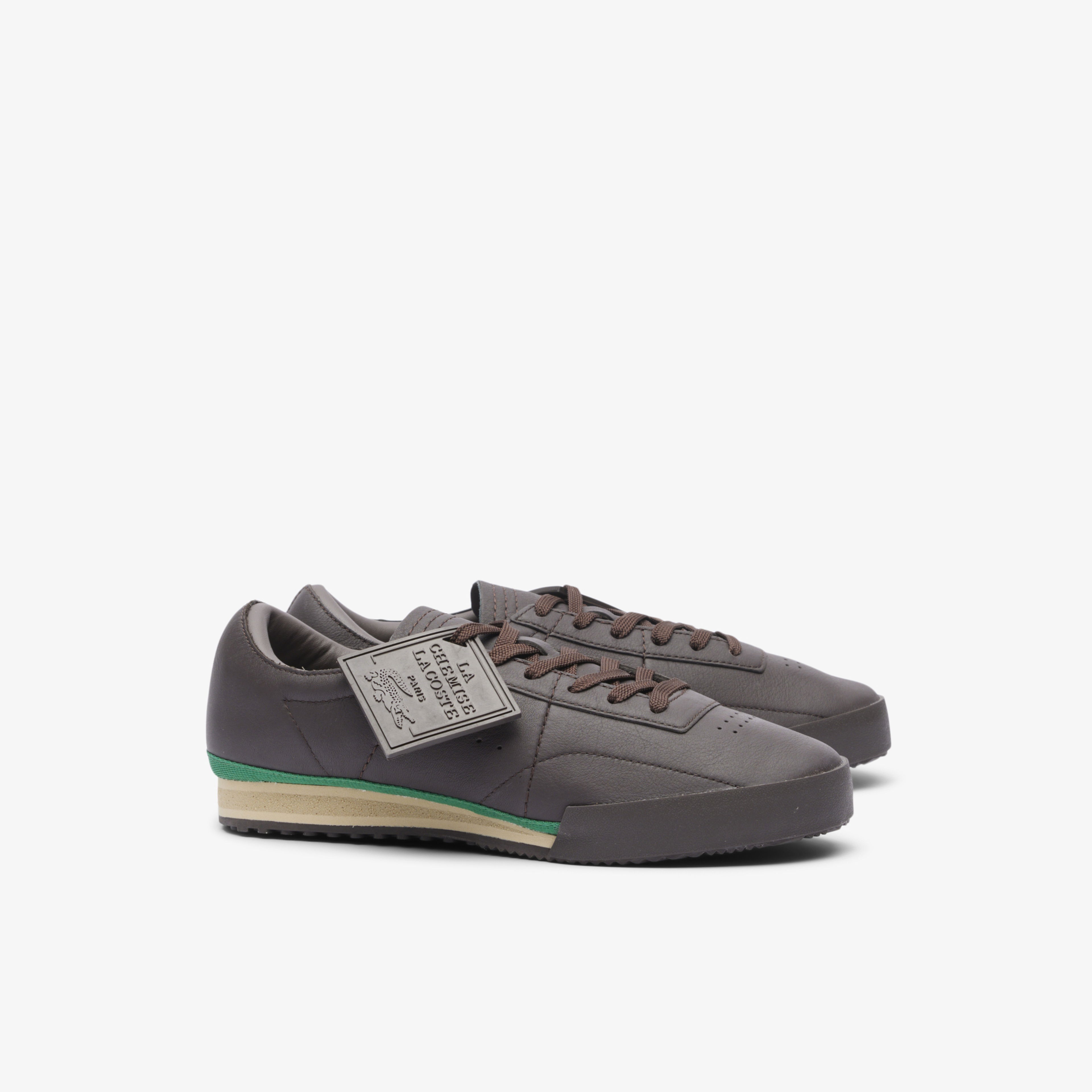 Lacoste SS25 RUNWAY Aura Erkek Kahverengi Sneaker