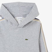Lacoste Çocuk Bisiklet Yaka Gri Sweatshirt