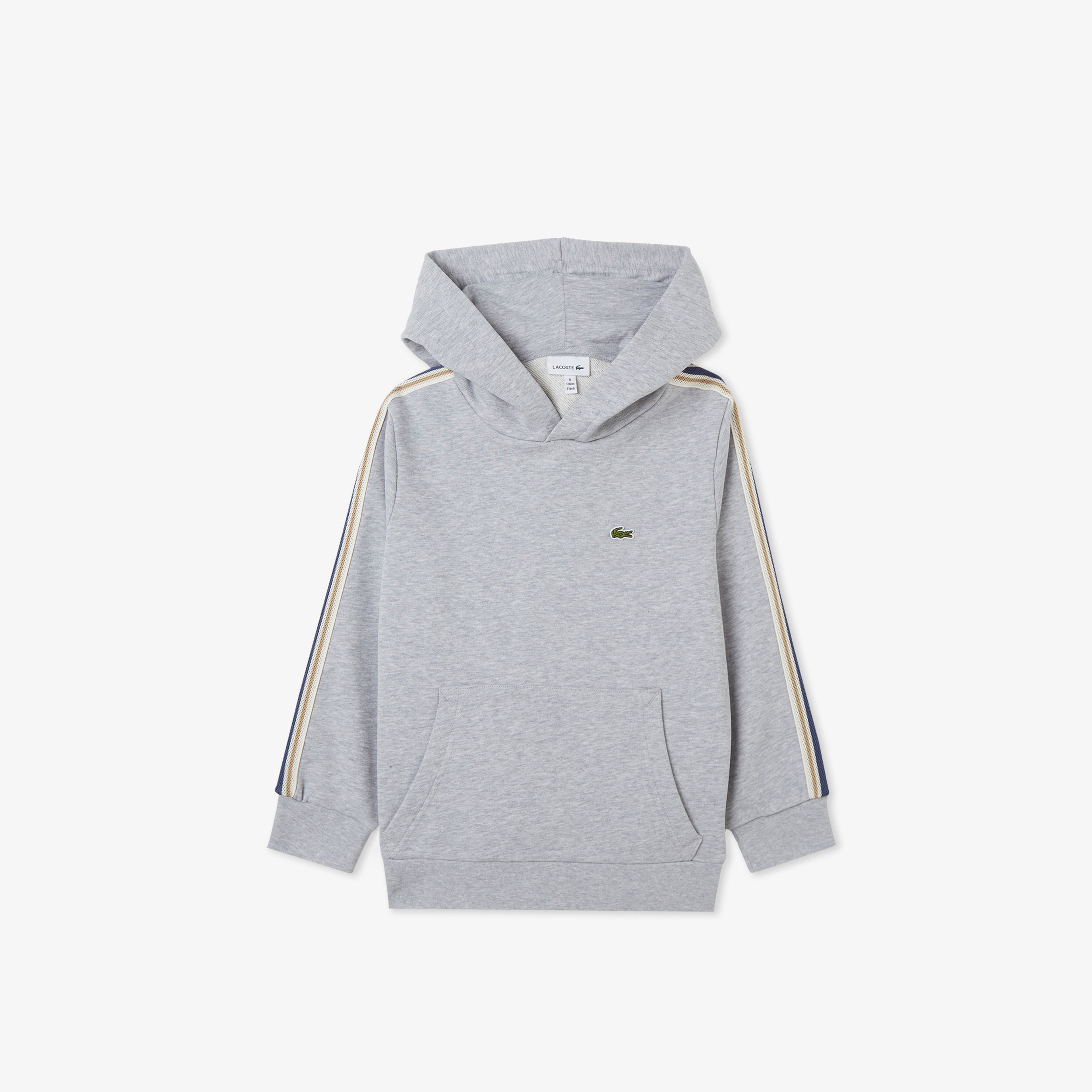 Lacoste Çocuk Bisiklet Yaka Gri Sweatshirt