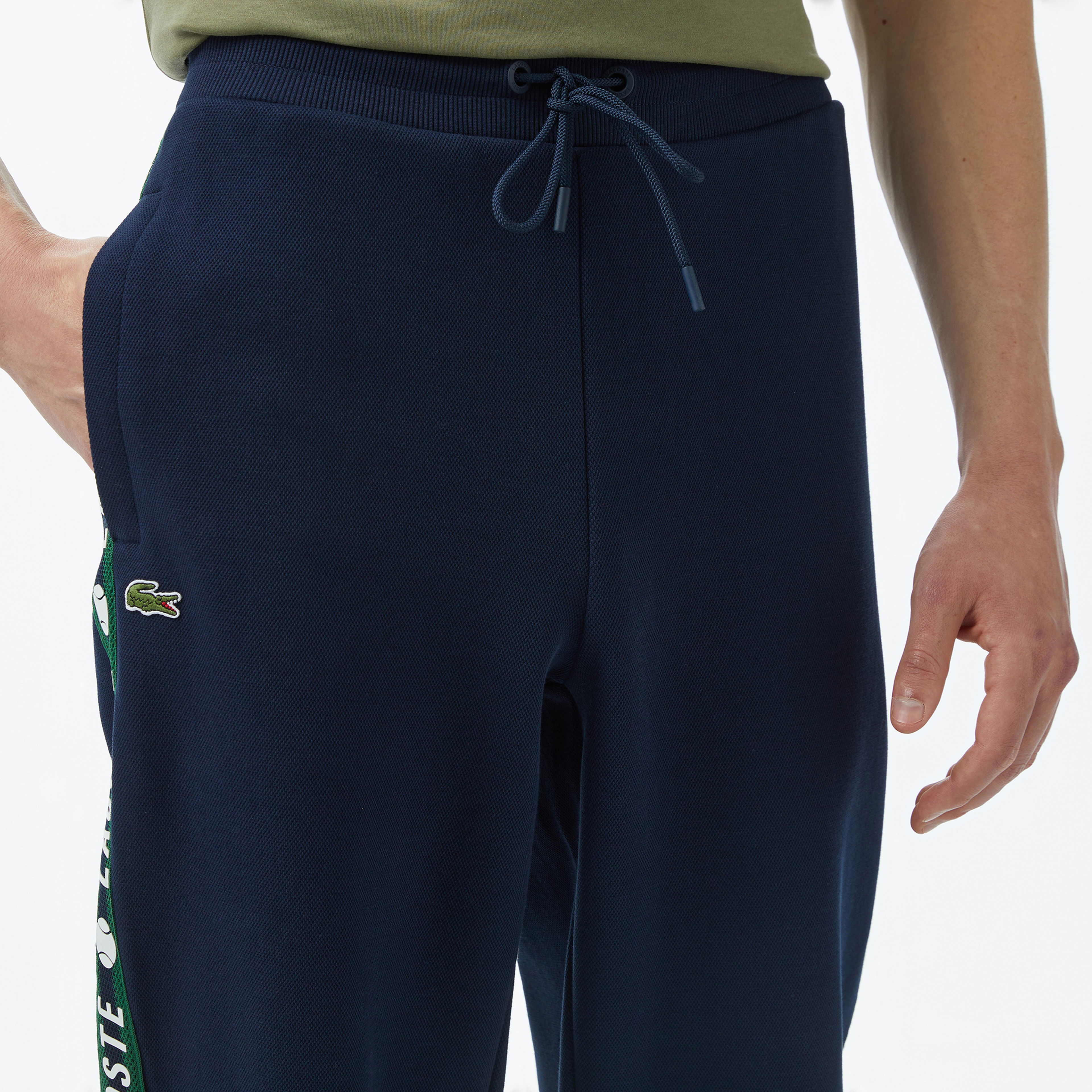 Lacoste Erkek Regular Fit Baskılı Lacivert Eşofman Altı