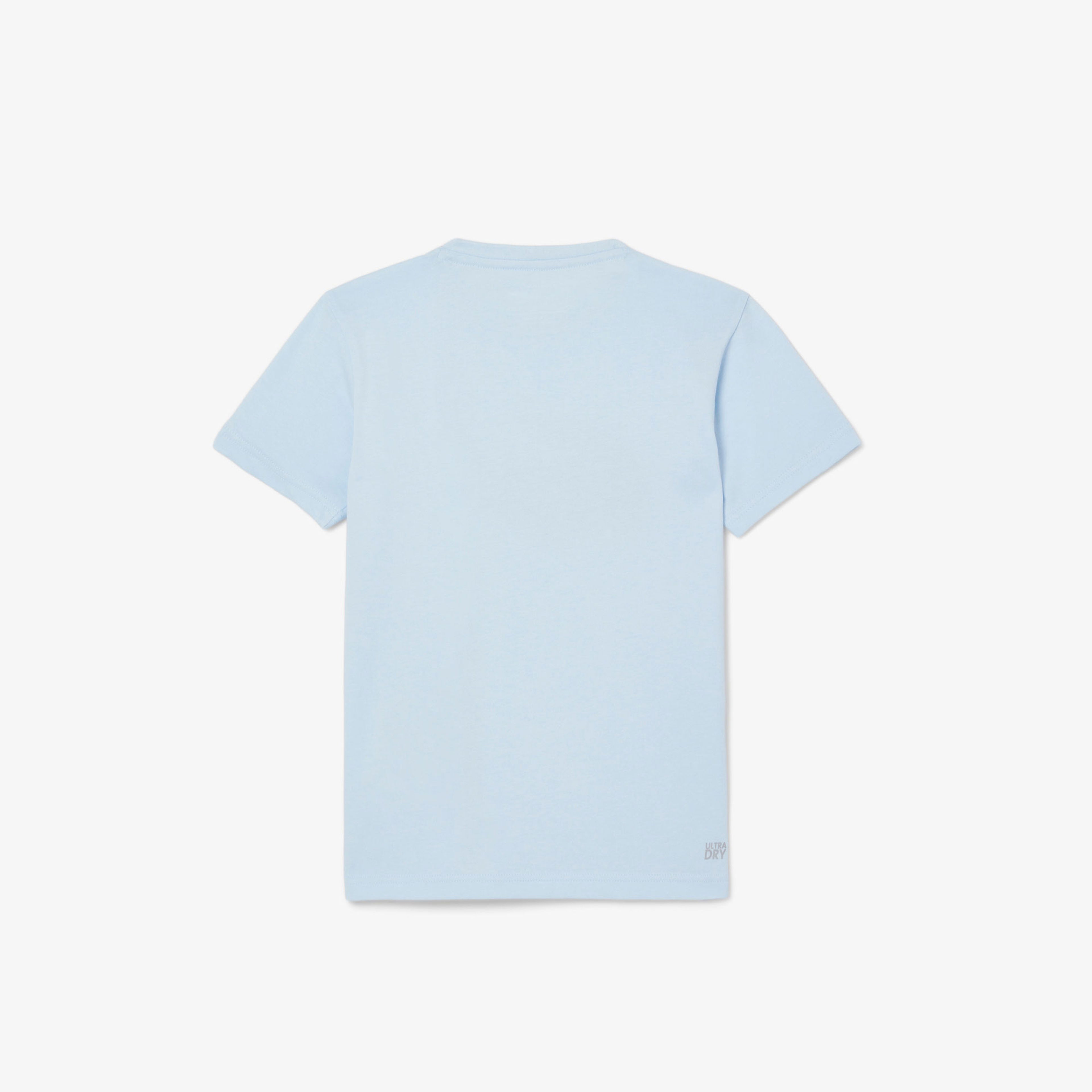 Lacoste Erkek Çocuk Oversize Fit Bisiklet Yaka Baskılı Mavi T-Shirt