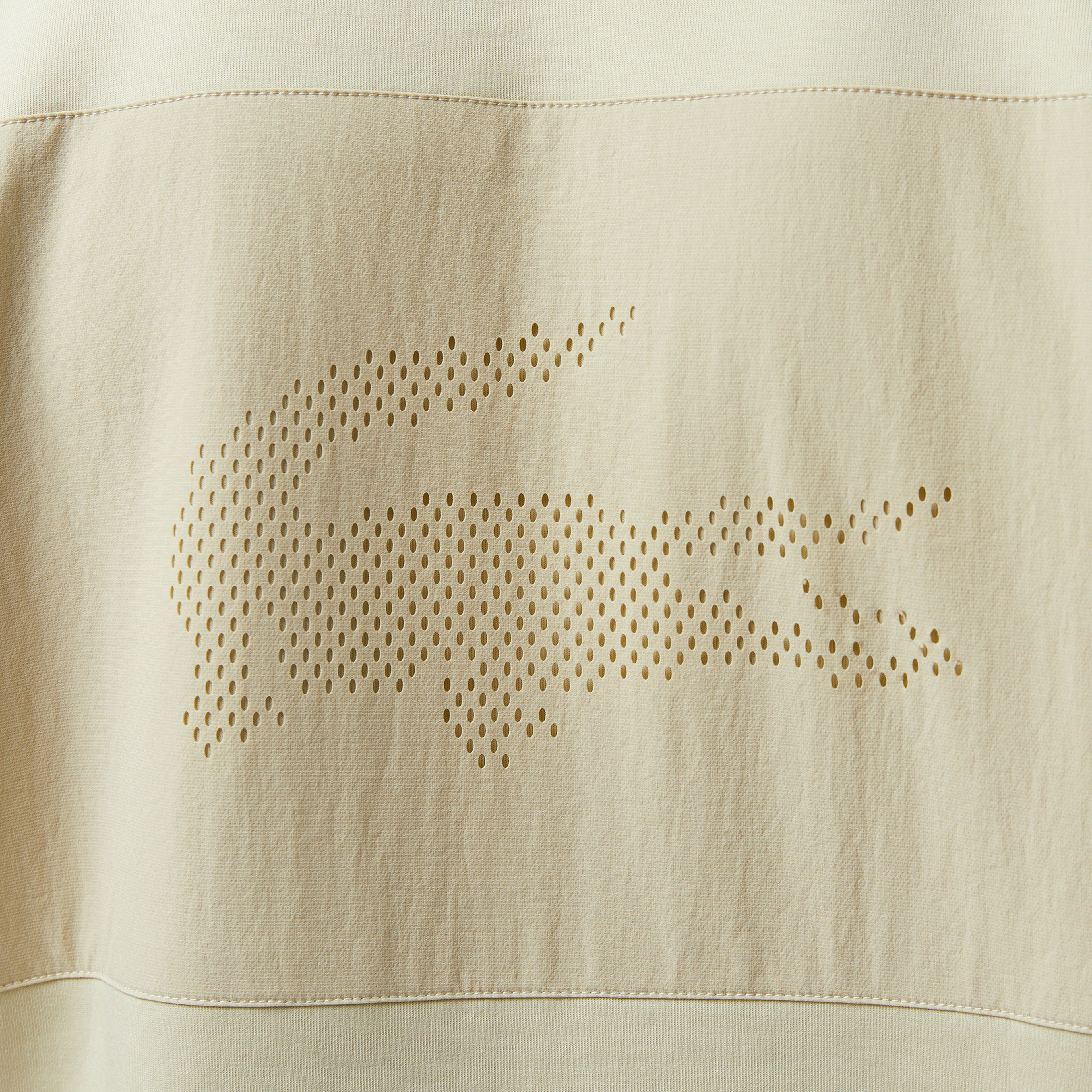 Lacoste Erkek Fermuarlı Bej Sweatshirt
