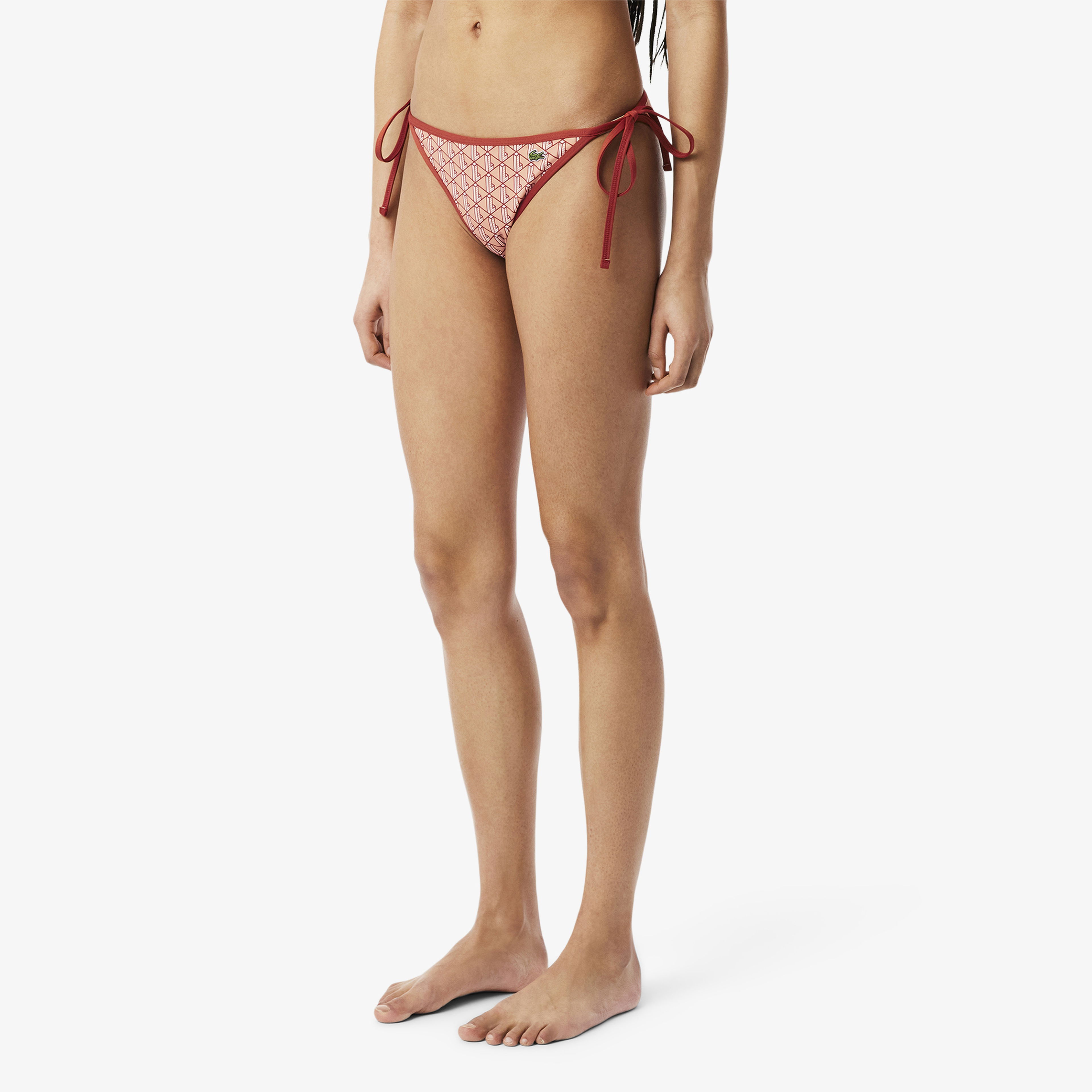 Lacoste Kadın Monogram Kırmızı Bikini Altı