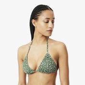 Lacoste Kadın Baskılı Yeşil Bikini Üstü