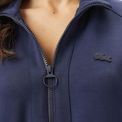 Lacoste Kadın Loose Fit Fermuarlı Lacivert Sweatshirt