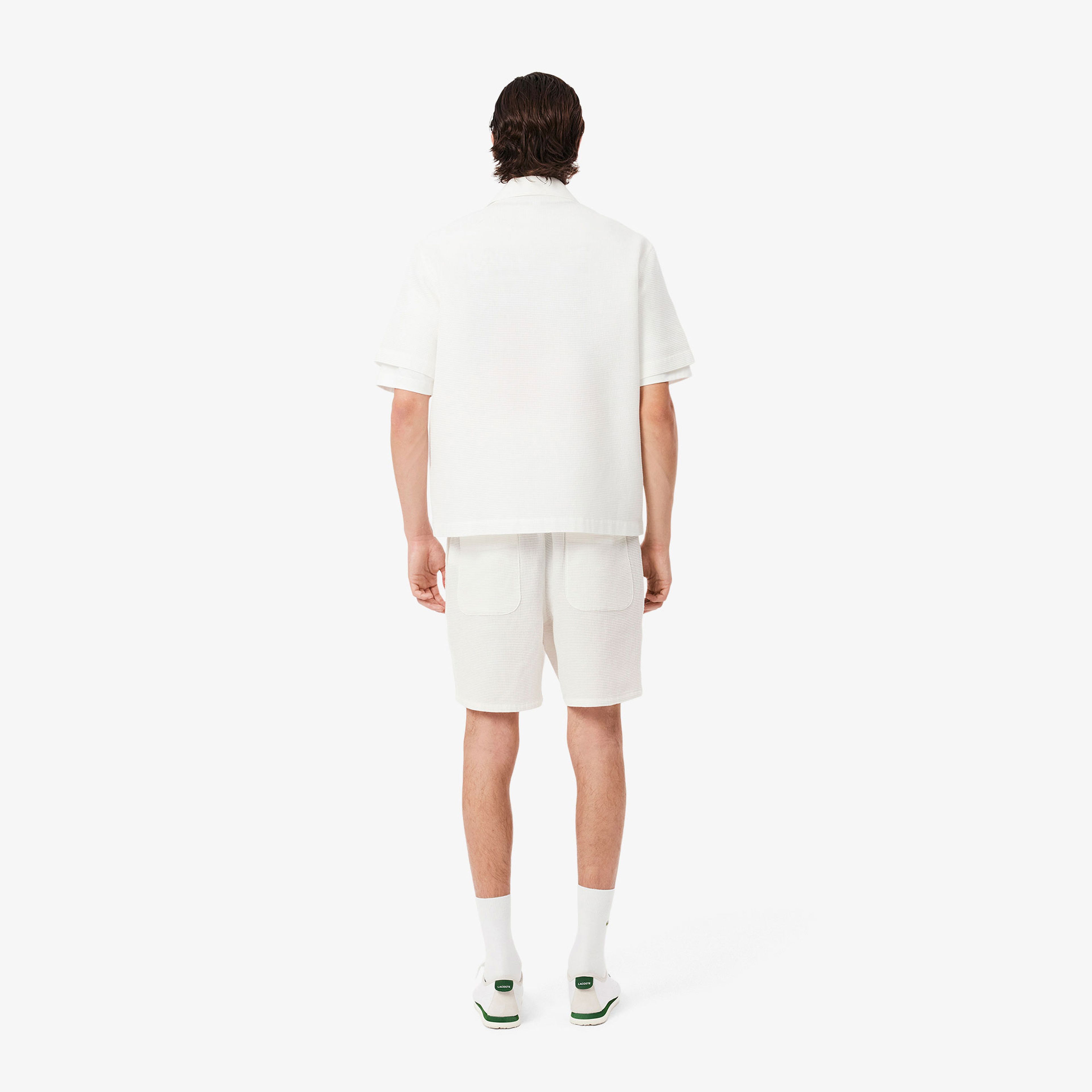 Lacoste Erkek Relaxed Fit Beyaz Şort