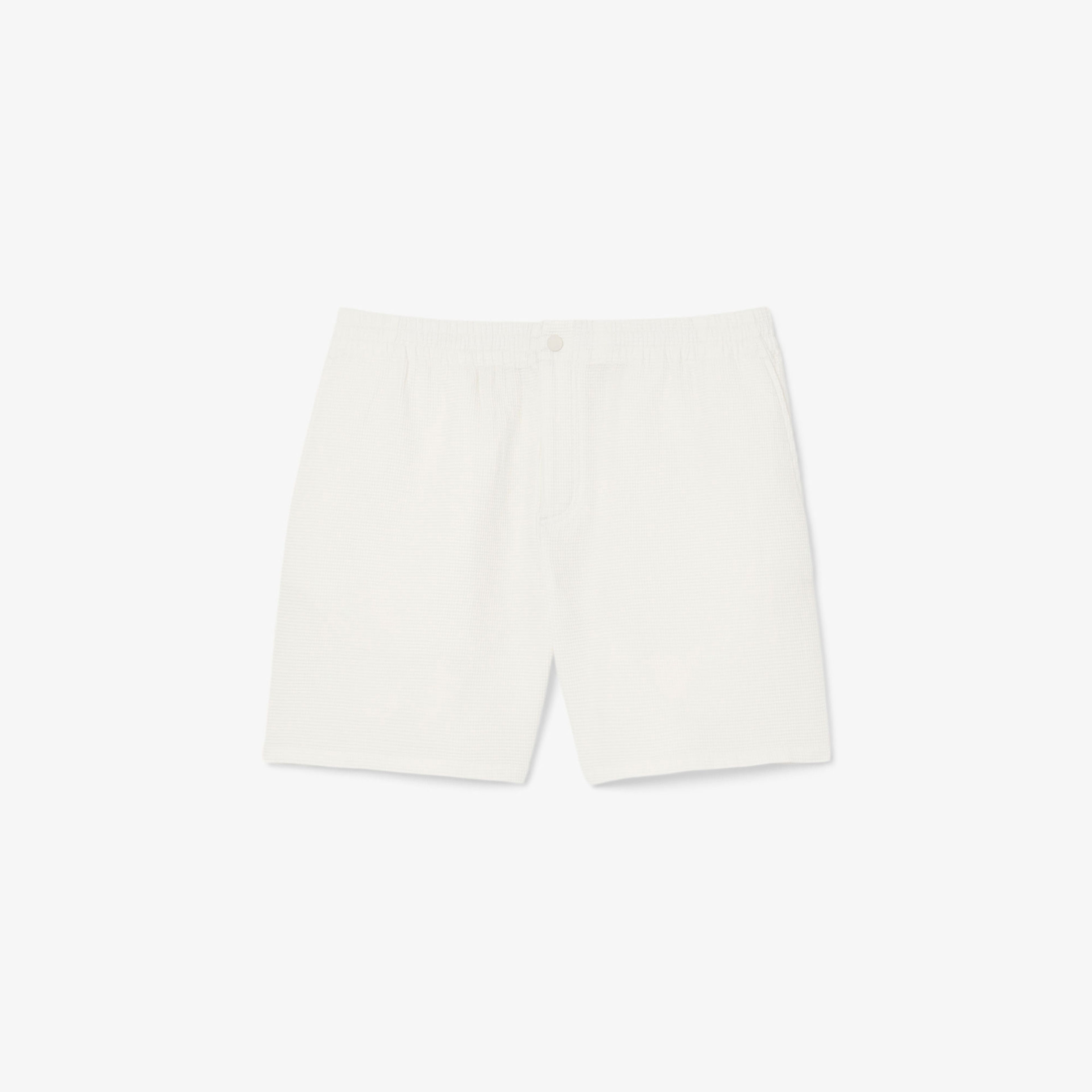 Lacoste Erkek Relaxed Fit Beyaz Şort