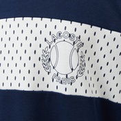 Lacoste Erkek Bisiklet Yaka Baskılı Lacivert T-Shirt