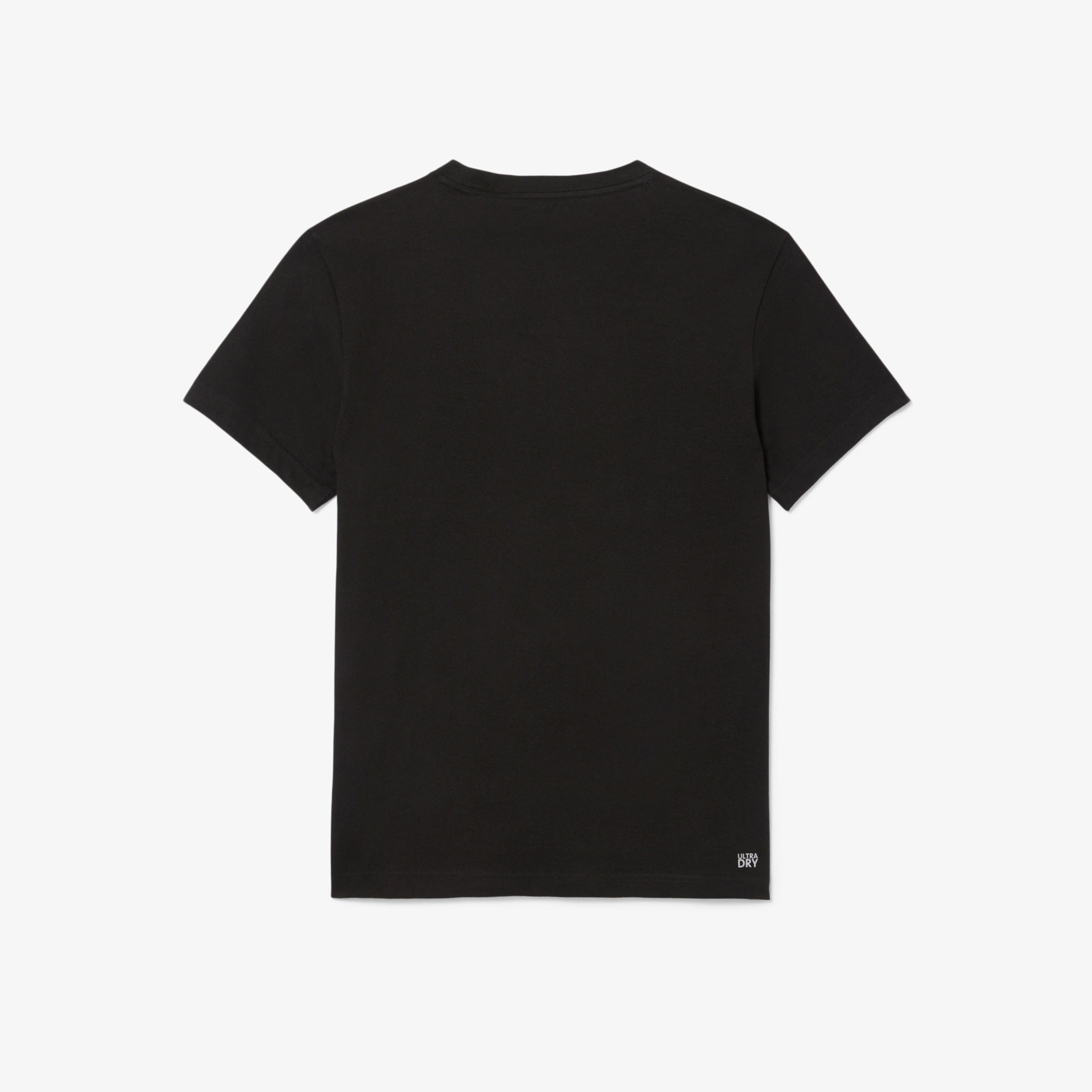 Lacoste Erkek Regular Fit Bisiklet Yaka Baskılı Siyah T-Shirt