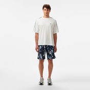 Lacoste Erkek Relaxed Fit Bisiklet Yaka Baskılı Beyaz T-Shirt