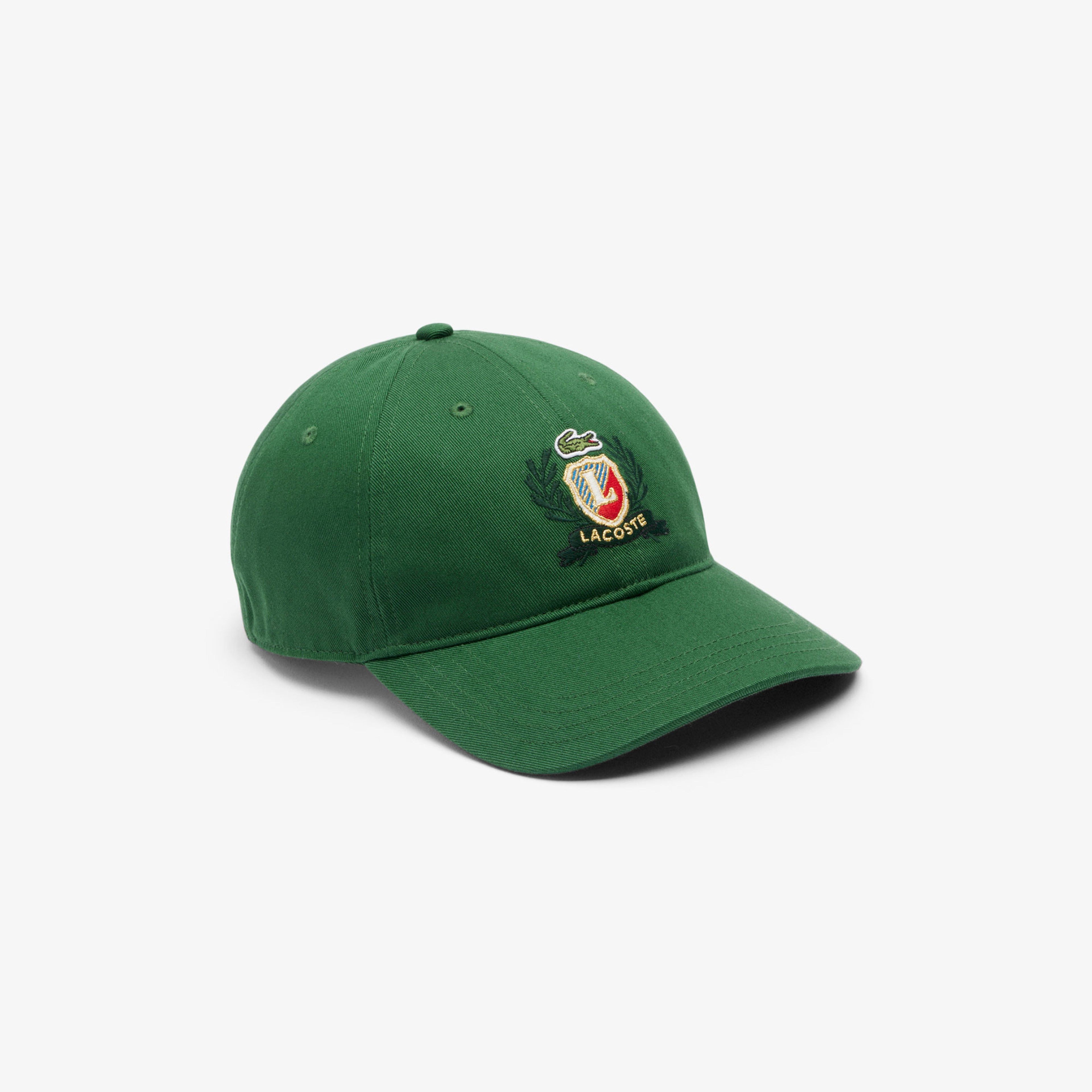 Lacoste Unisex Baskılı Koyu Yeşil Şapka