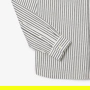 Lacoste Erkek Regular Fit Çizgili Beyaz Gömlek