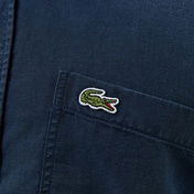 Lacoste Erkek Slim Fit Düğmeli Yaka Lacivert Gömlek