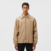 Lacoste Erkek Loose Fit Monogram Bej Ceket
