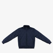 Lacoste Erkek Relaxed Fit Dik Yaka Kapitone Lacivert Mont