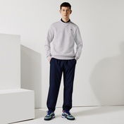 Lacoste Crew Neck Kanguru Cepli Erkek Siyah Sweatshirt