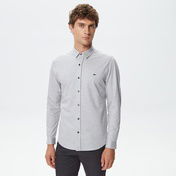 Lacoste Erkek Slim Fit Gri Gömlek