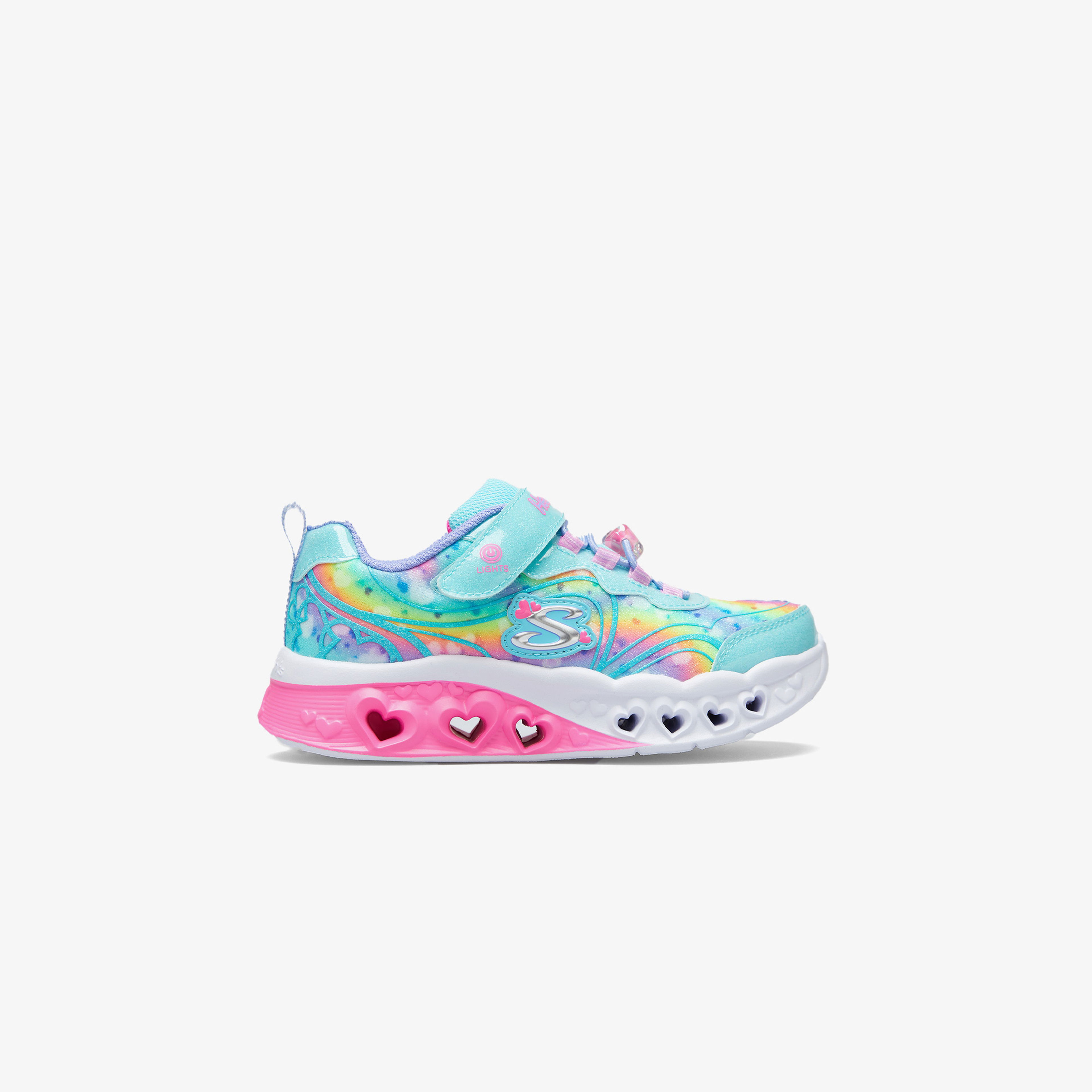 Skechers Flutter Heart Lights Çocuk Işıklı Mavi Sneaker