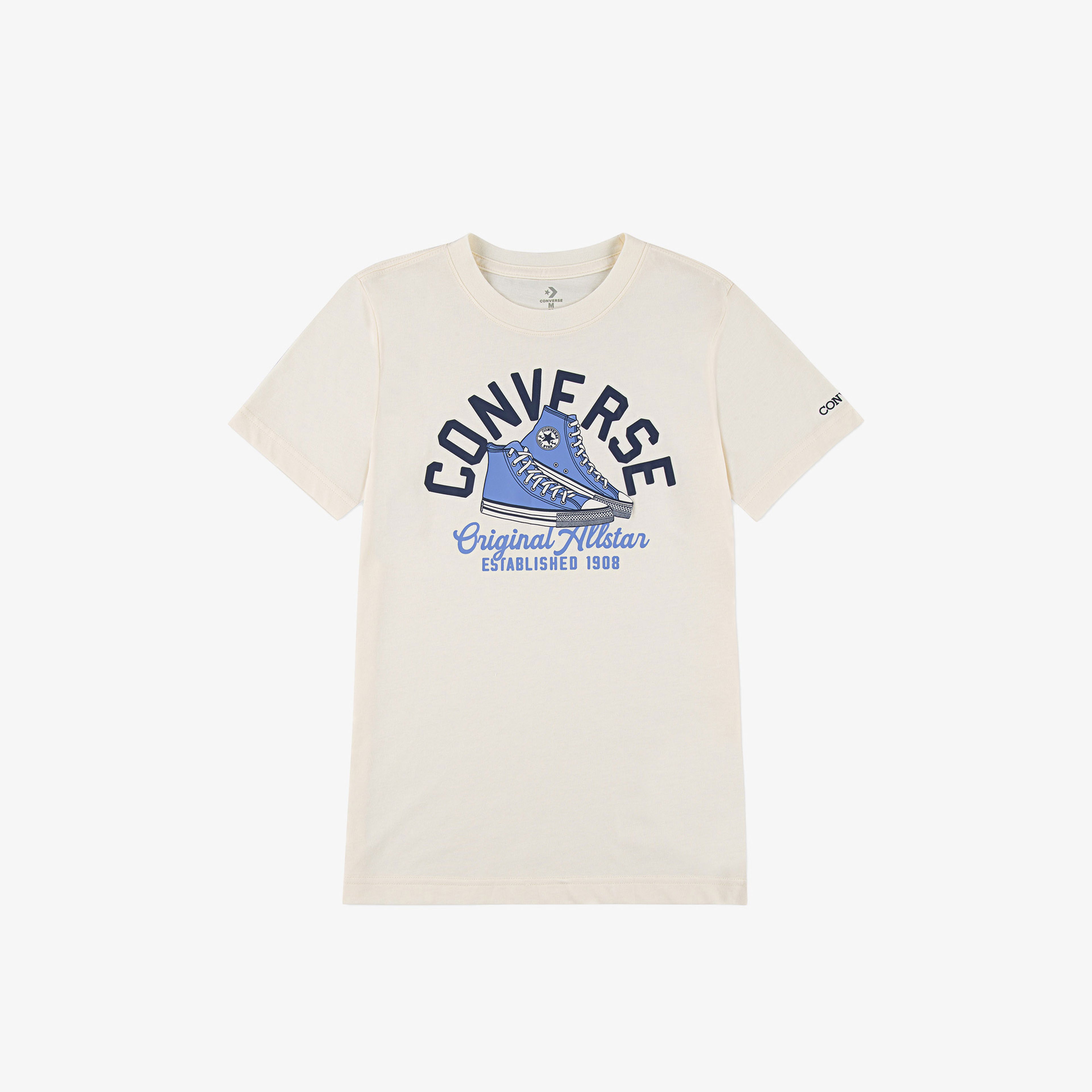 Converse Retro Remix Çocuk Beyaz T-Shirt