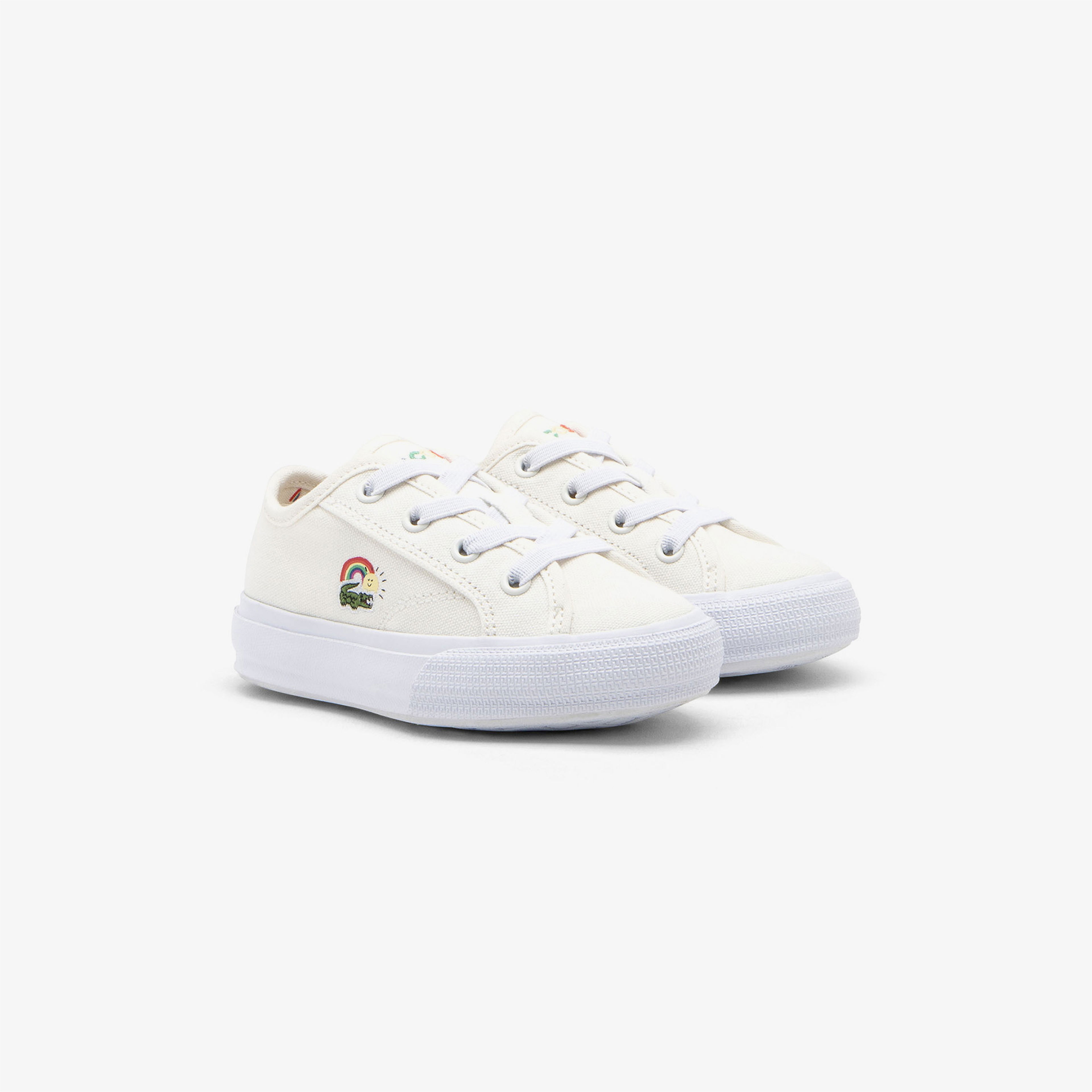 Lacoste Backcourt Çocuk Krem Sneaker