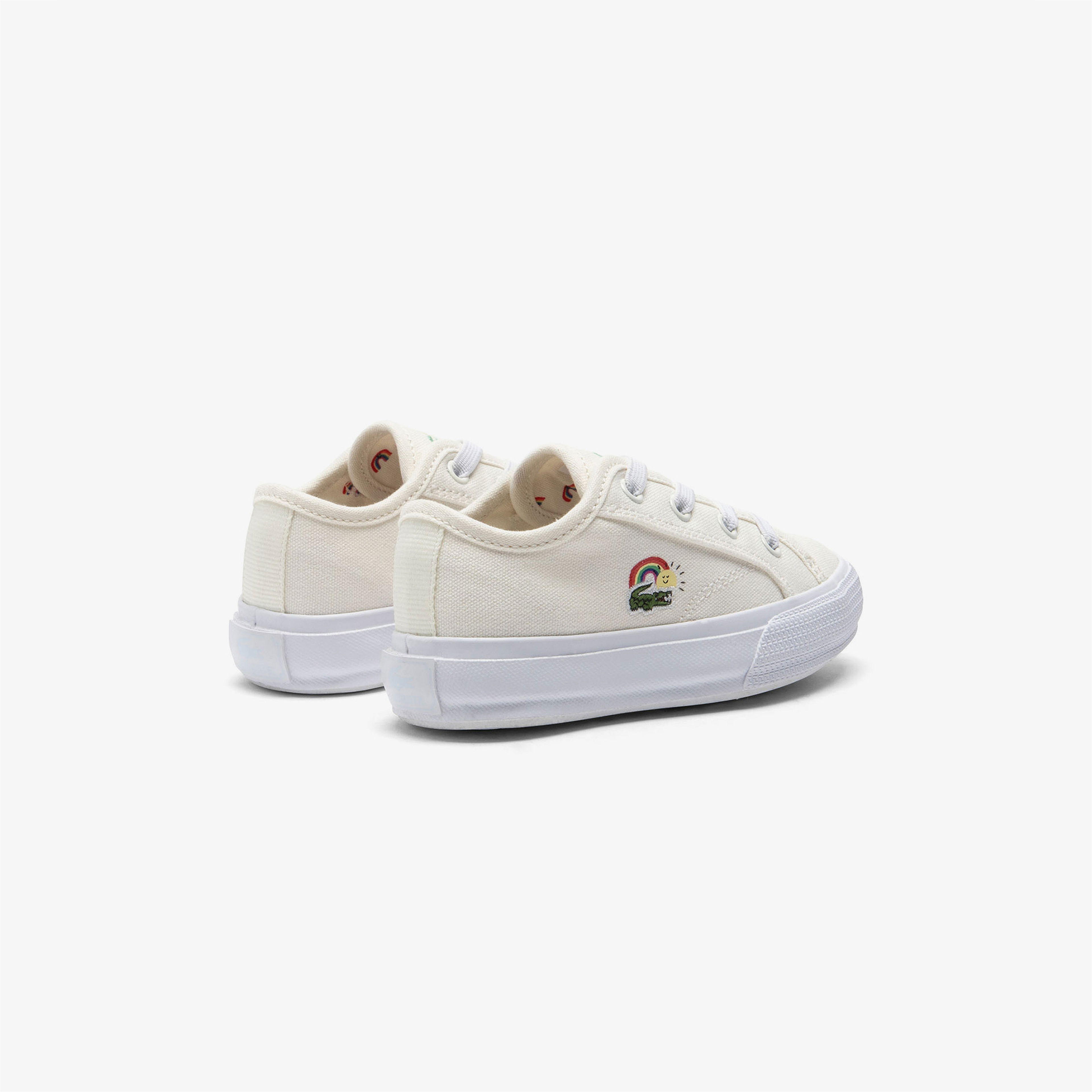 Lacoste Backcourt Çocuk Krem Sneaker