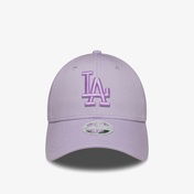 New Era MLB League Essentials LA Dodgers Kadın Mor Şapka