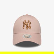 New Era Metallic 9Forty New York Yankees Kadın Pembe Şapka