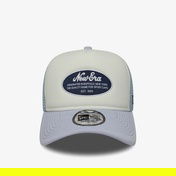 New Era Oval Foam Patch Trucker Kadın Mavi/Beyaz Şapka