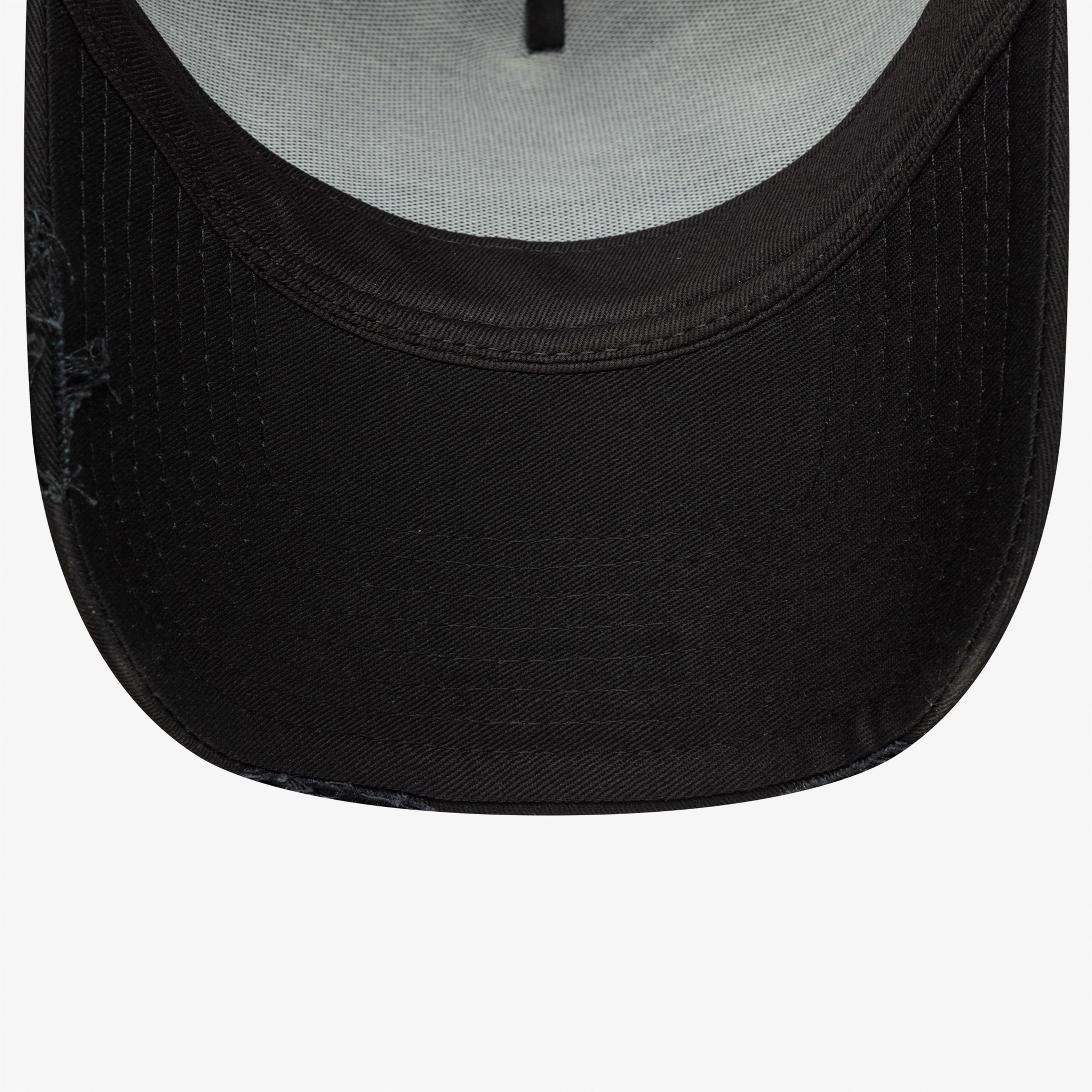 New Era Distressed Oval Patch 9Forty Unisex Siyah Şapka