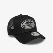 New Era Distressed Oval Patch 9Forty Unisex Siyah Şapka