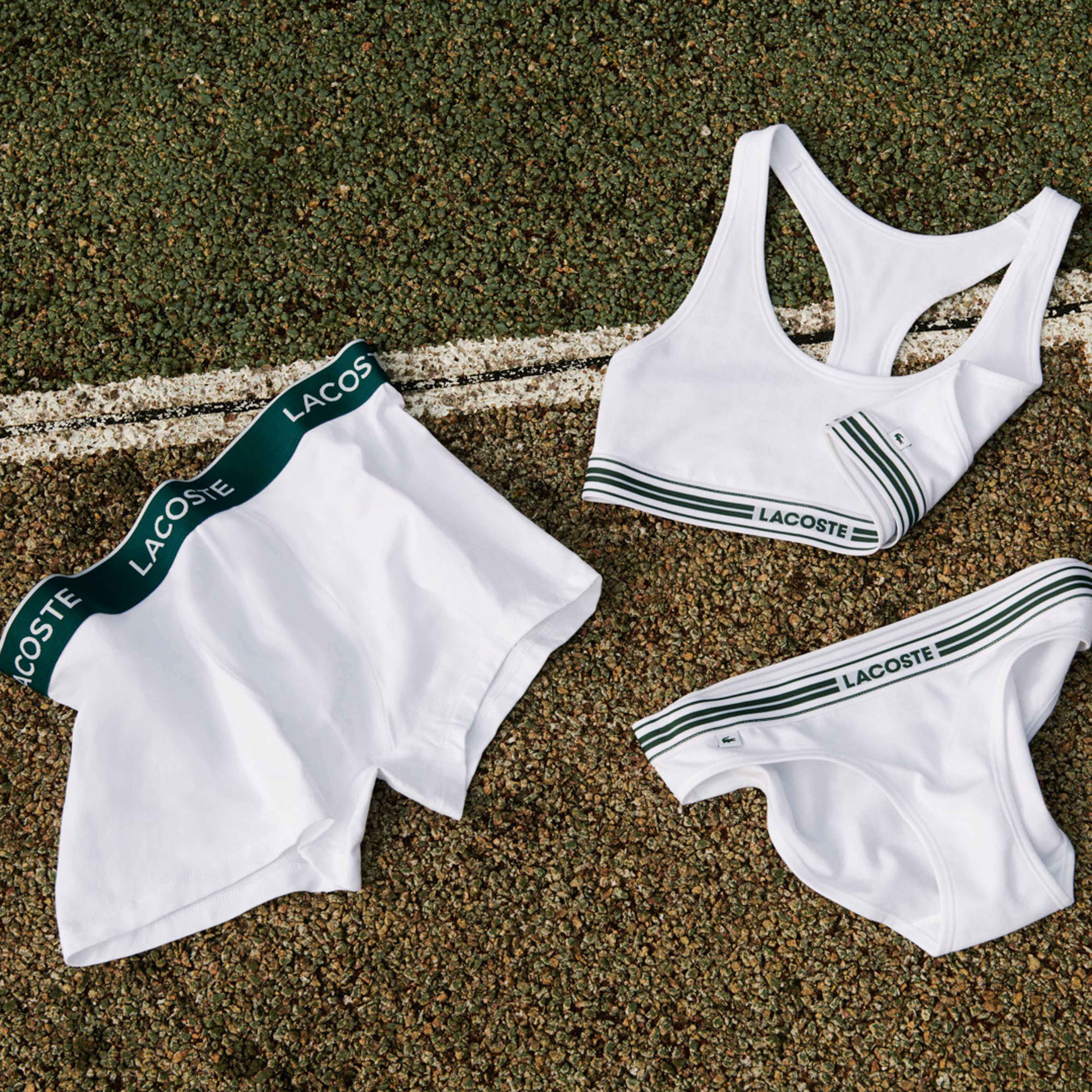 Lacoste Classic Kadın Beyaz Bra Külot