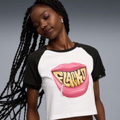Puma Rocky Flacko Smile Baby Kadın Beyaz T-Shirt